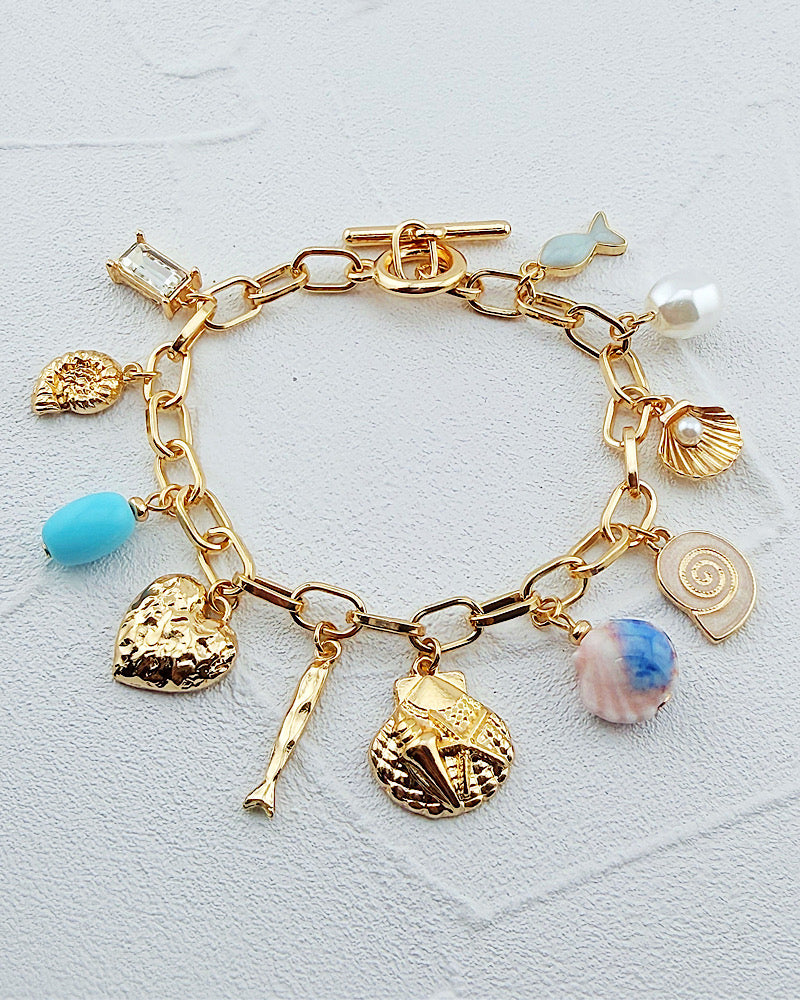 Tidal Wave Charm Bracelet