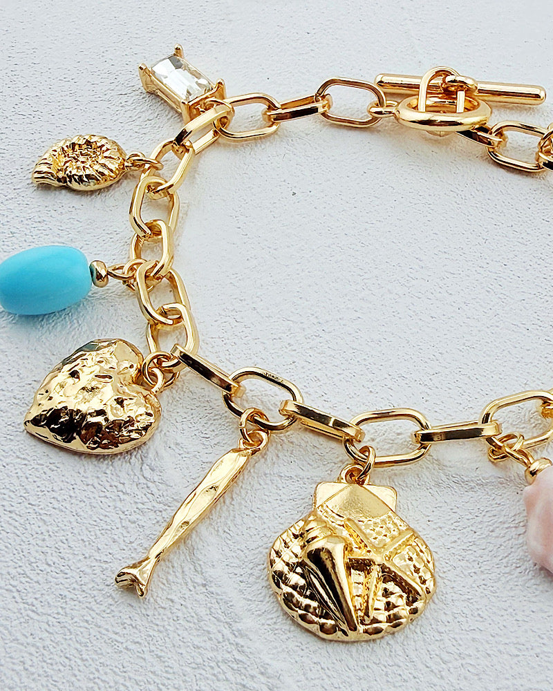 Tidal Wave Charm Bracelet