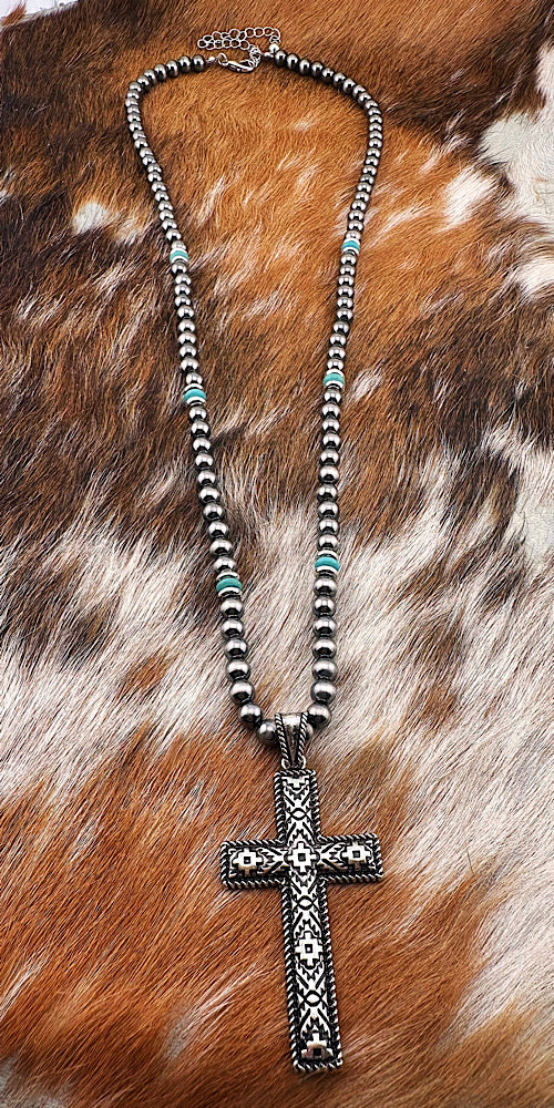 Santa Fe Cross Necklace