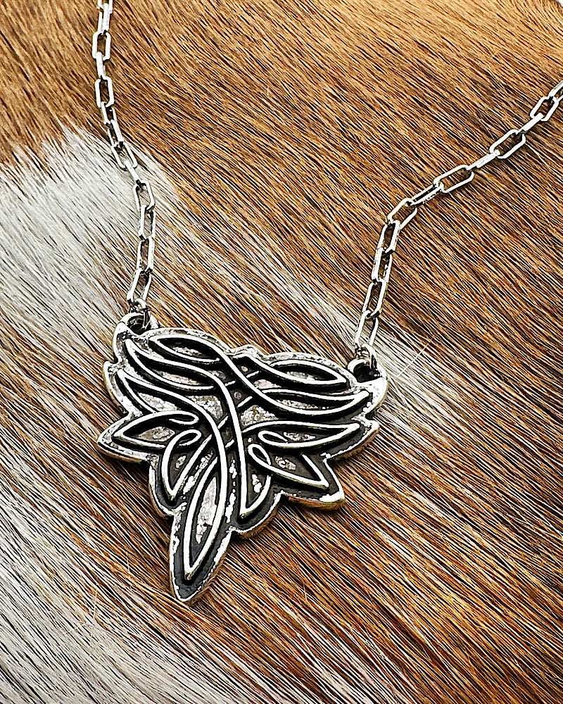 Sadie Boot Stitch Necklace