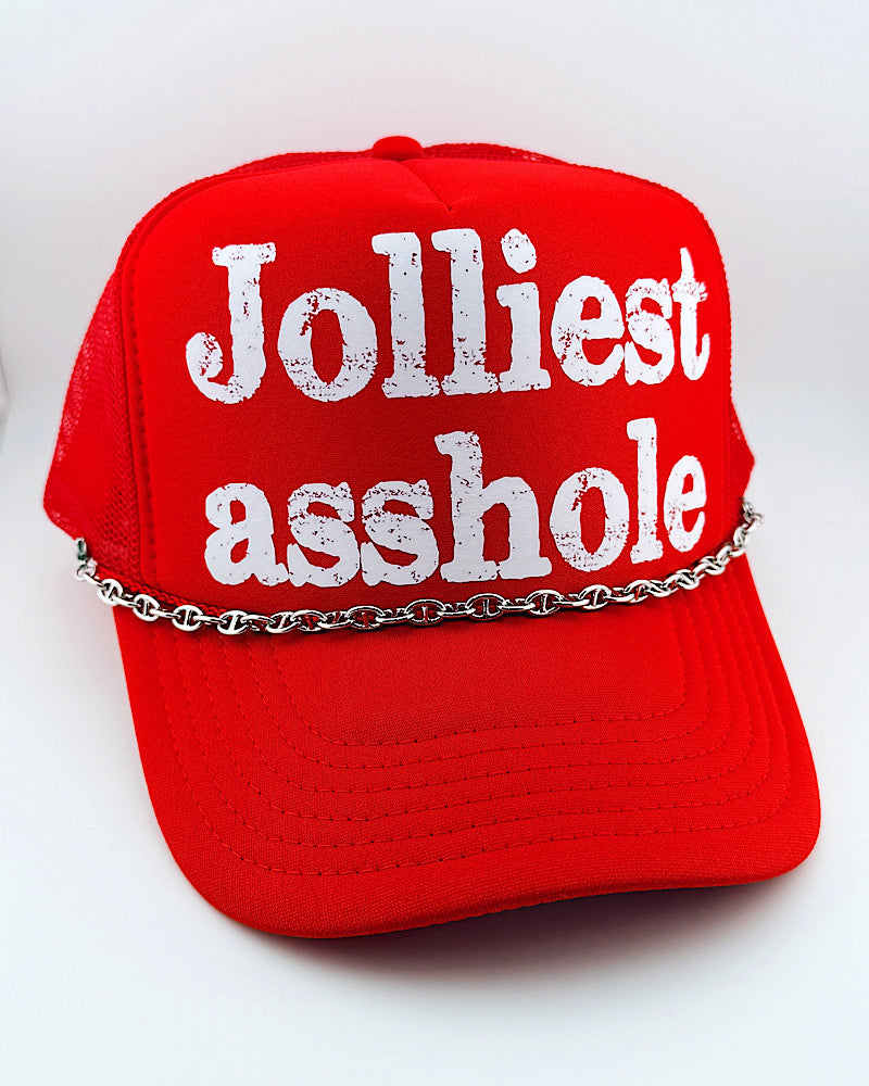 Jolliest Asshole Chained Trucker Hat
