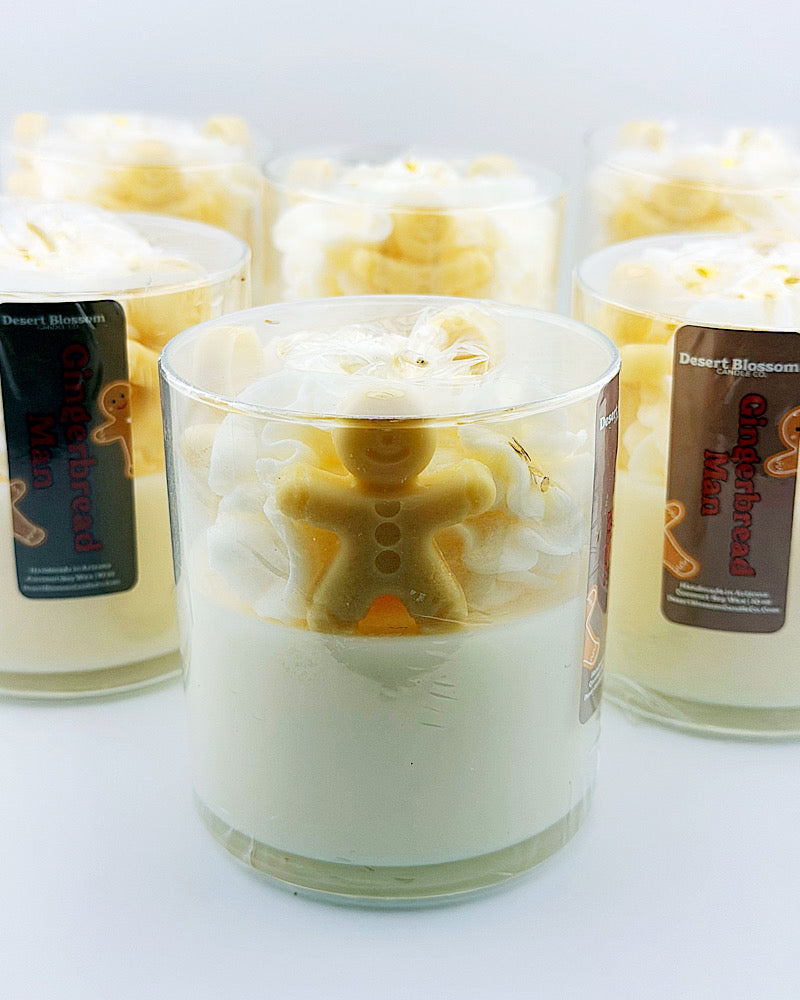 Gingerbread Man Candle