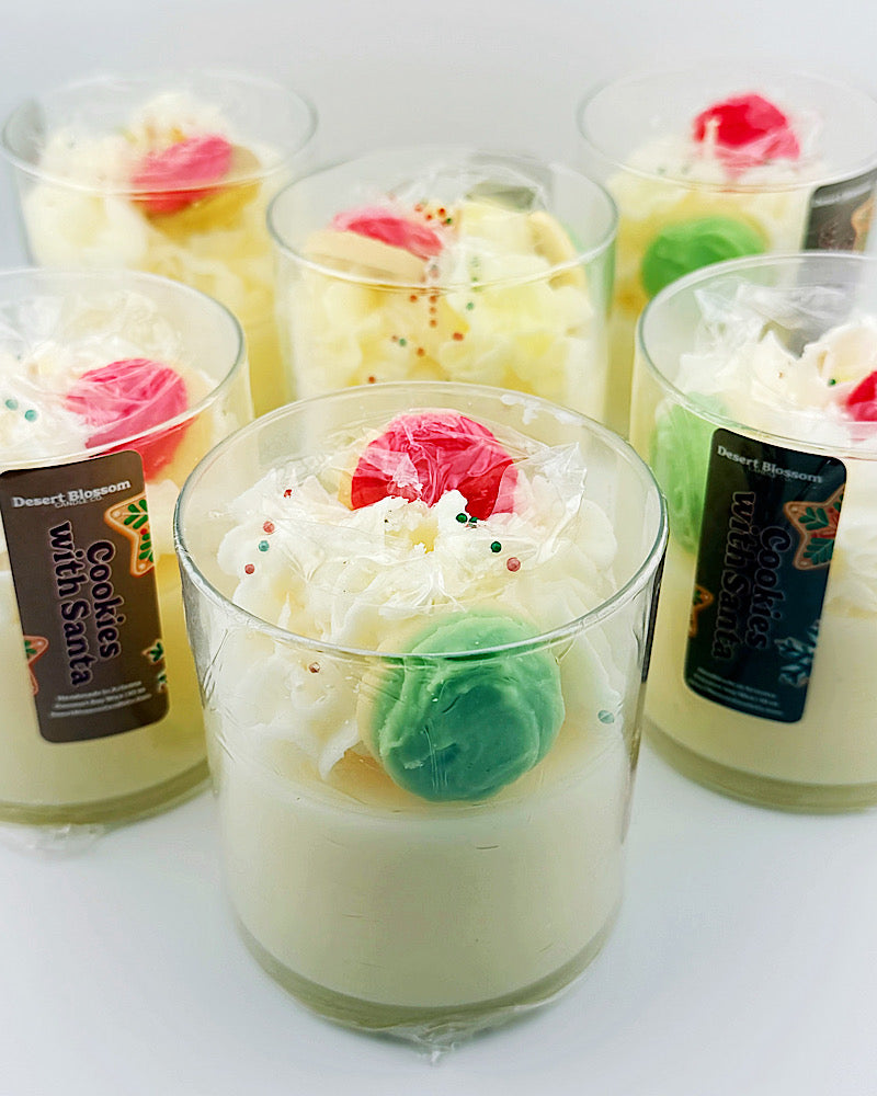 Cookies With Santa Candle