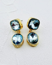The Heiress Aqua Earrings