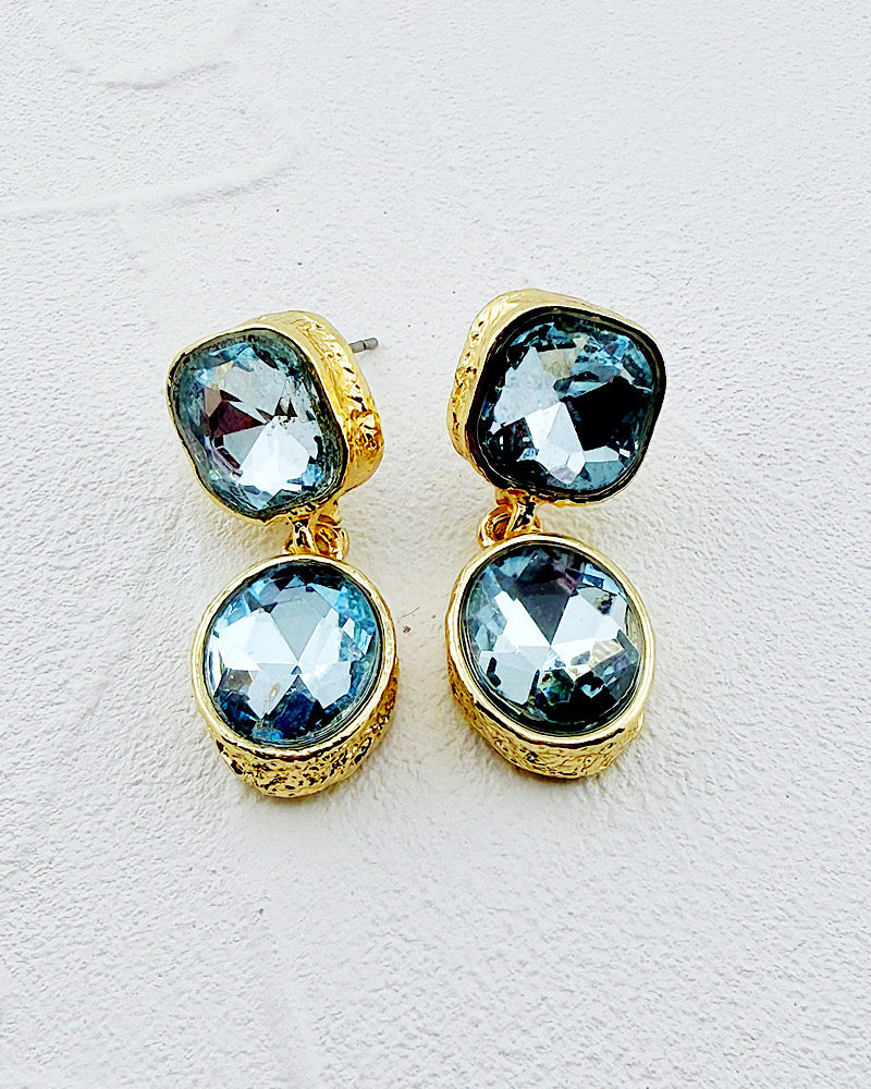 The Heiress Aqua Earrings