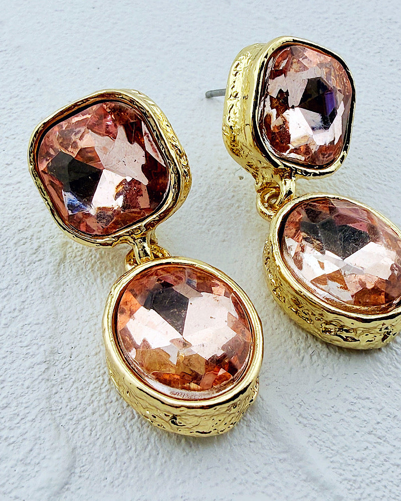 The Heiress Blush Earrings