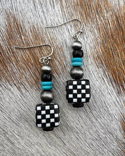 Chesney Check Earrings
