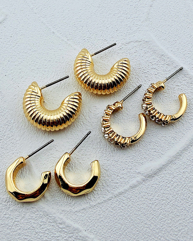 Royal Radiance Hoop Trio