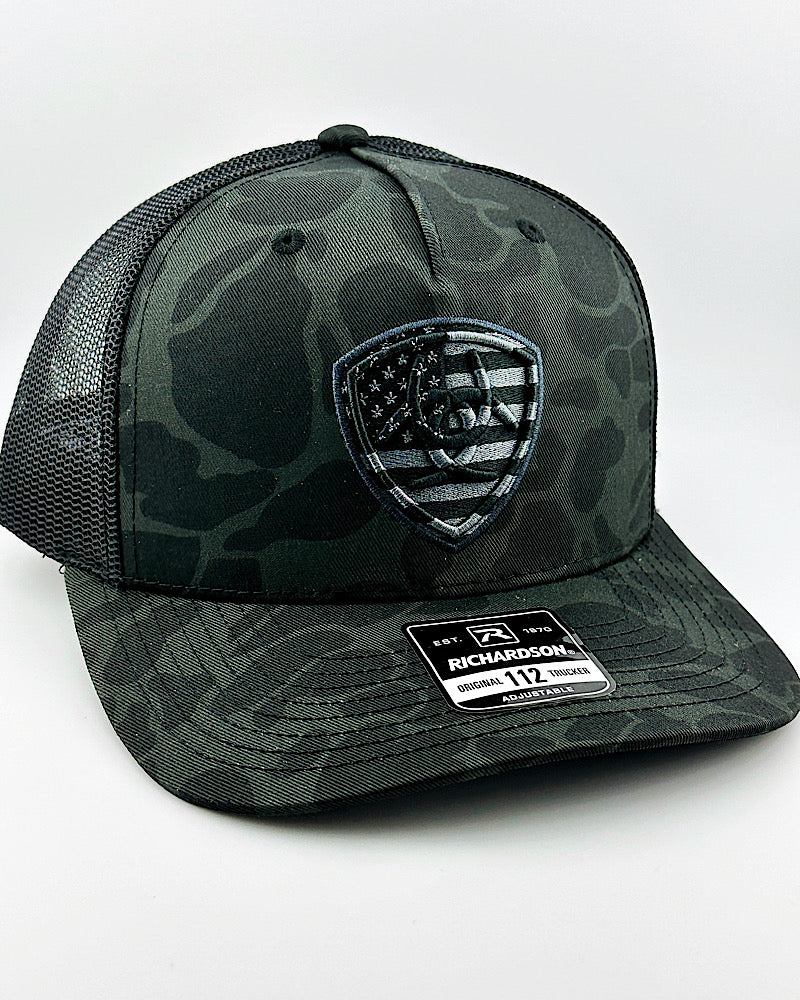 Ariat Gray Camo Patch Cap