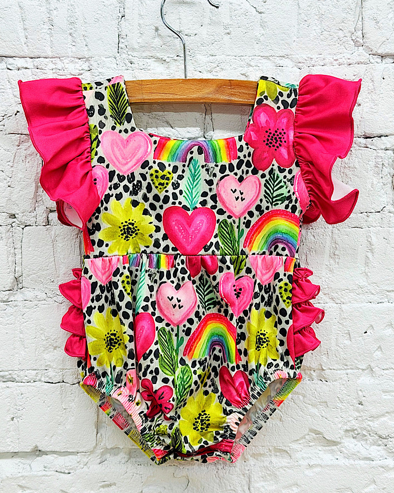 Sunshine Sprinkles Ruffle Onesie