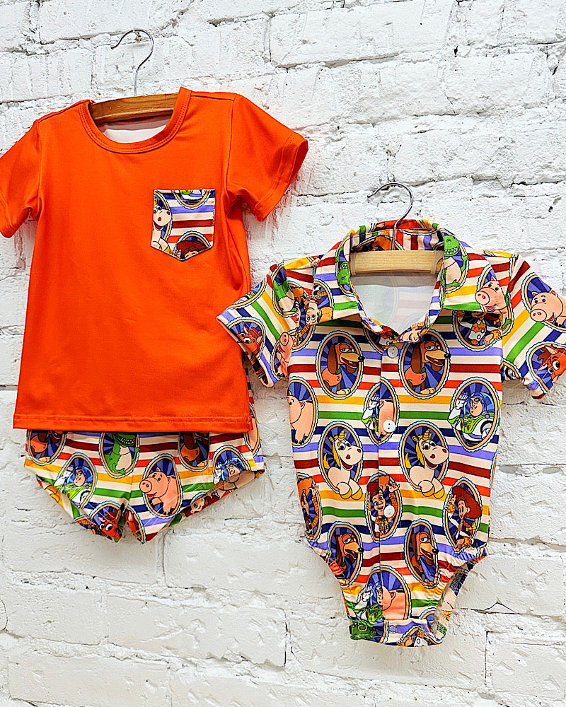 Playroom Posse 2pc Short Set