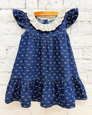 Blaire Bow Denim Dress