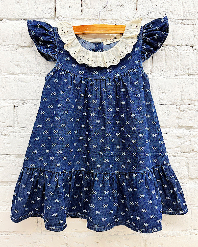 Blaire Bow Denim Dress
