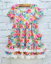 Bright Meadows Twirl Dress