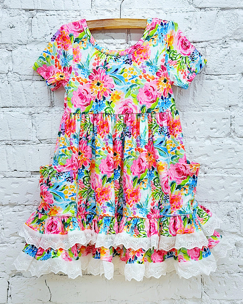 Bright Meadows Twirl Dress