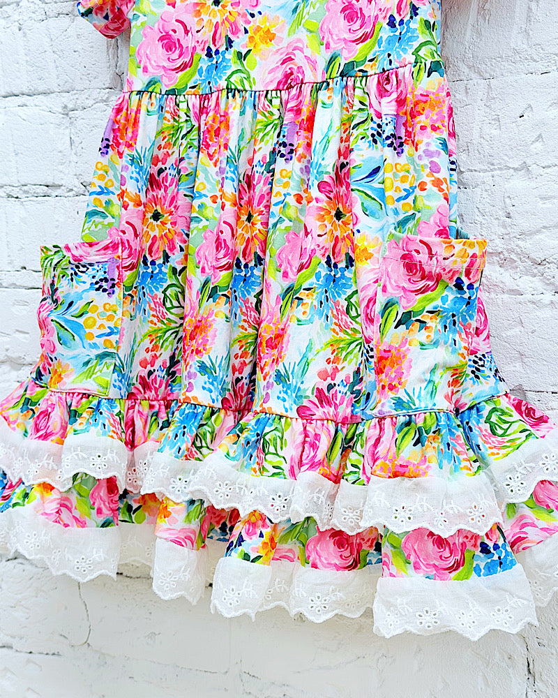 Bright Meadows Twirl Dress
