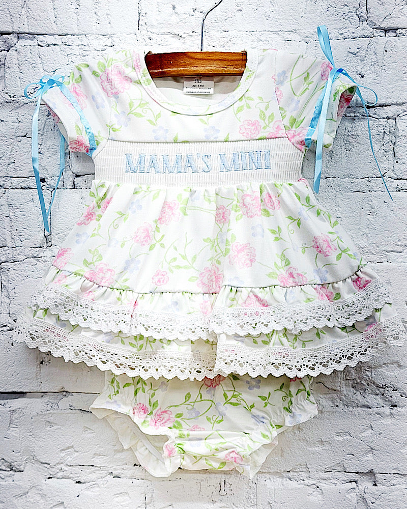 Mama's Mini Floral Outfit