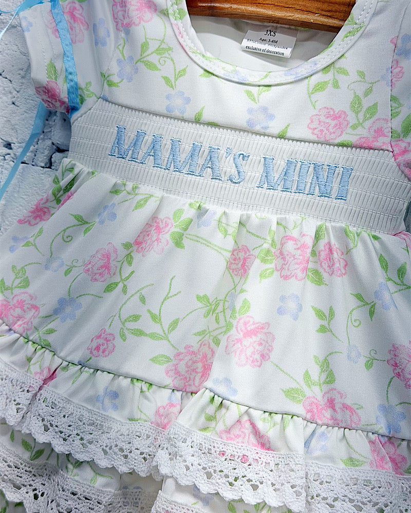 Mama's Mini Floral Outfit