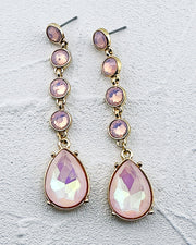 Luciana Pink Opal Earrings