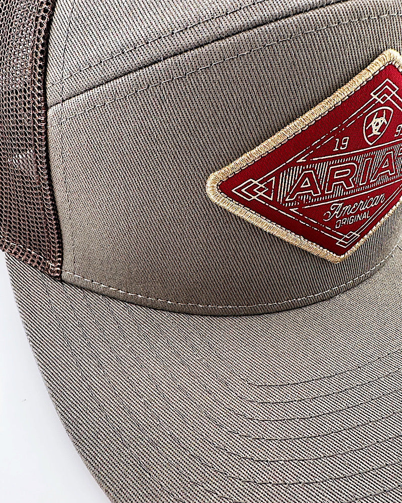 Ariat Maroon Diamond Patch Cap