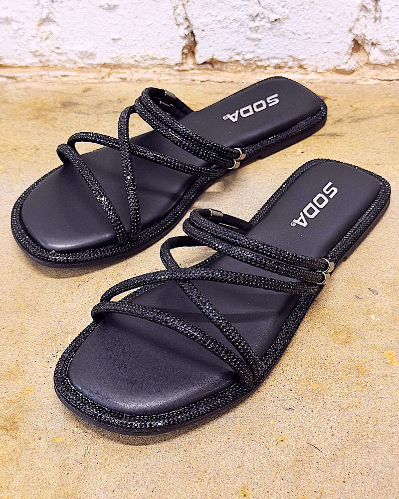 Date Night Black Sandals