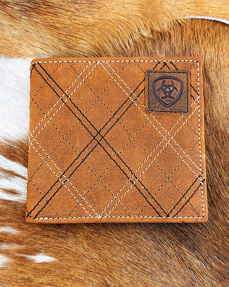 Ariat Cross Stitch Bi-Fold Wallet