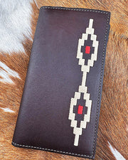 3D Brown Southwest Rodeo Wallet