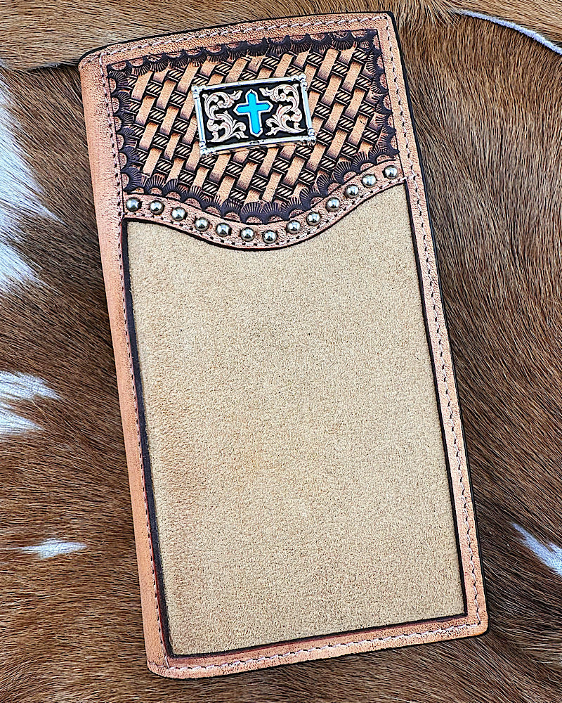 3D Cross Concho Rodeo Wallet