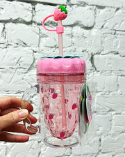 Strawberry Mason Jar
