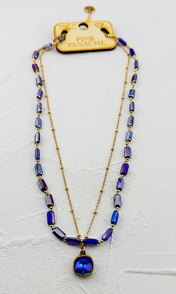 Electric Blue Necklace