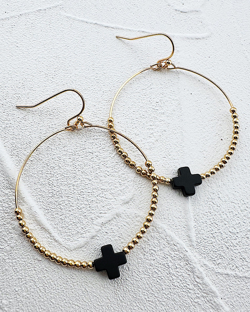 Kinsley Cross Earrings