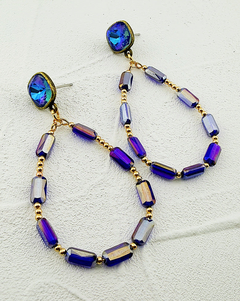 Electric Blue Teardrops