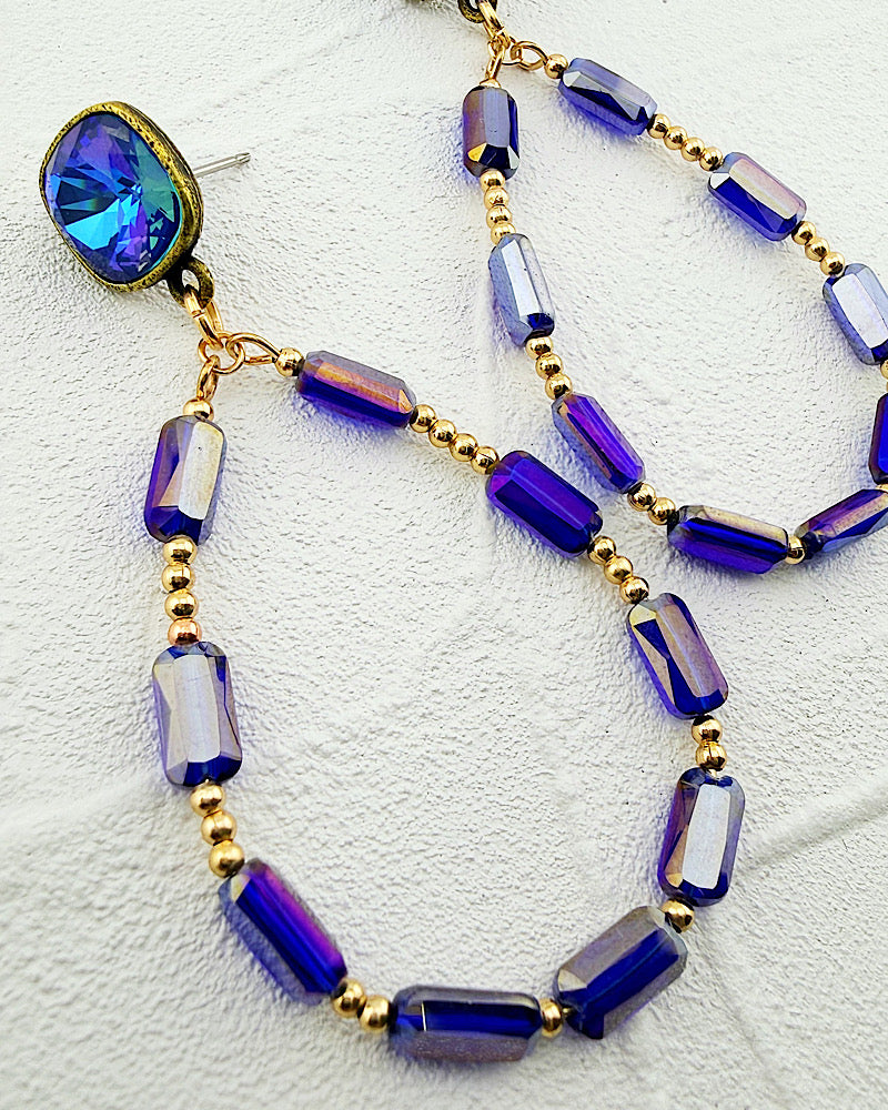 Electric Blue Teardrops