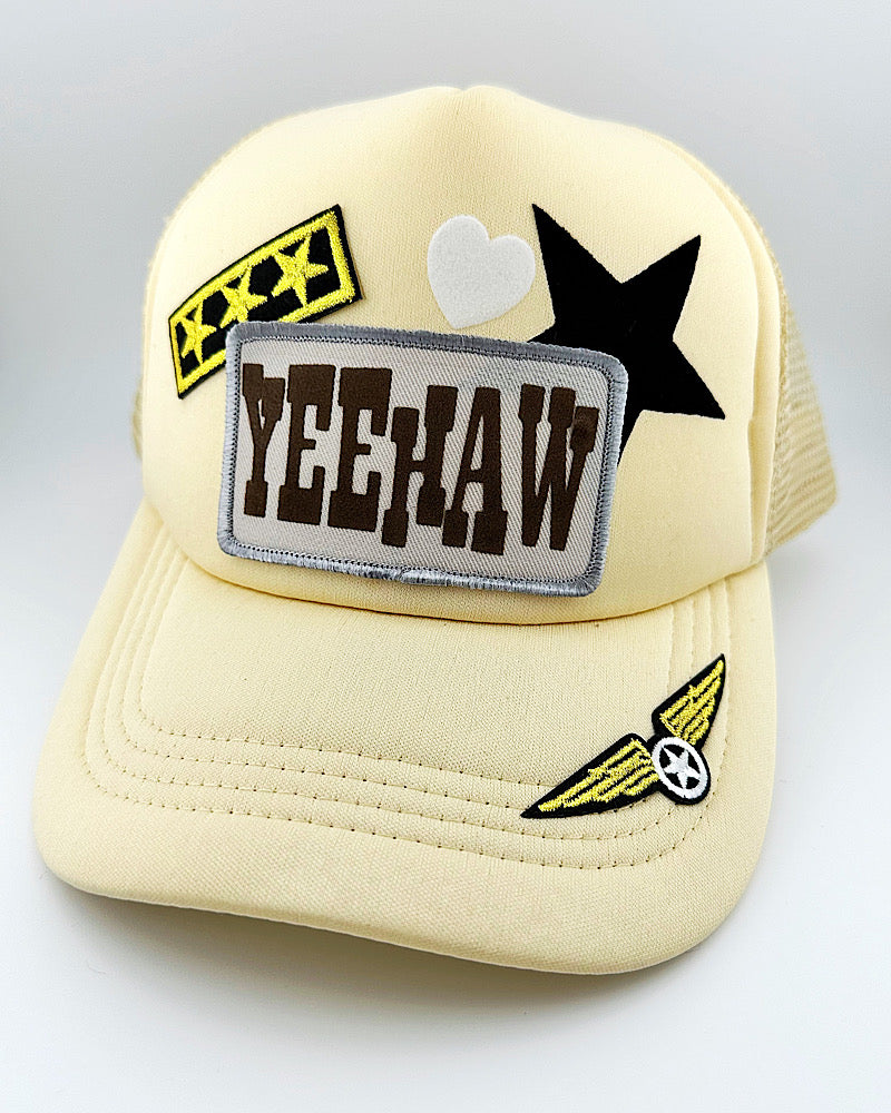 Yee Haw Patch Trucker Hat