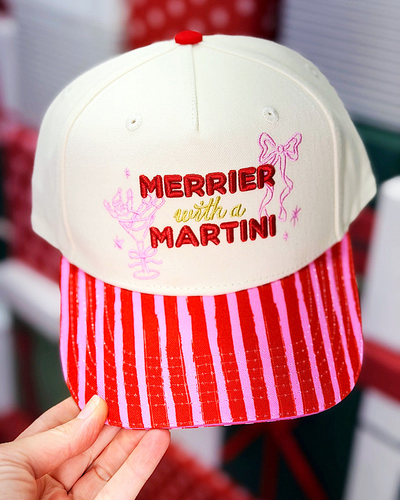 Merrier With A Martini Trucker Hat