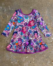 It's A Take Down Ruffle Dress