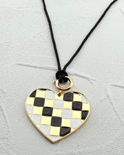 Racing Hearts Necklace
