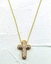 Heavenly Glow Cross Necklace
