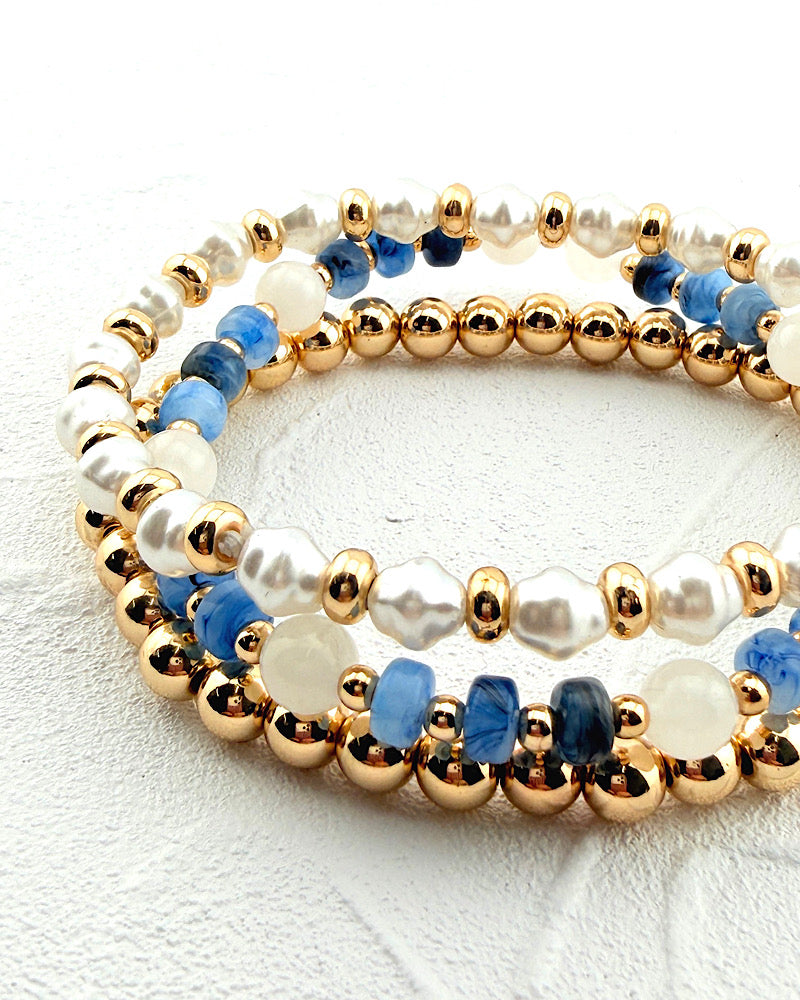 Feelin' Blue Bracelet Trio