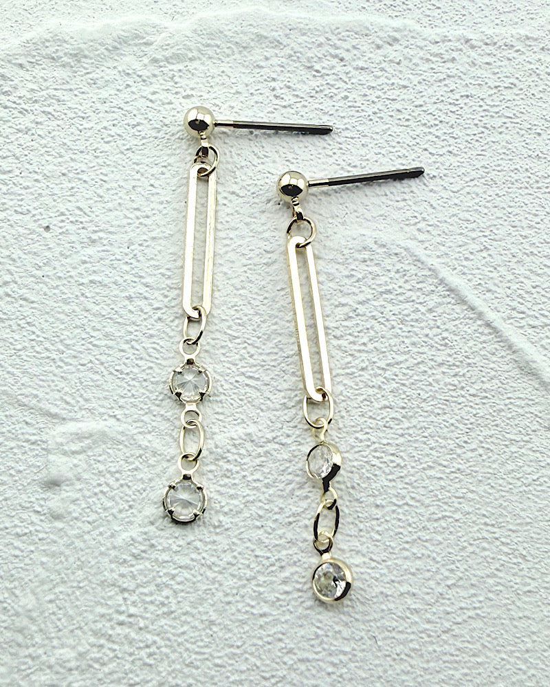 Champagne Flash Earrings
