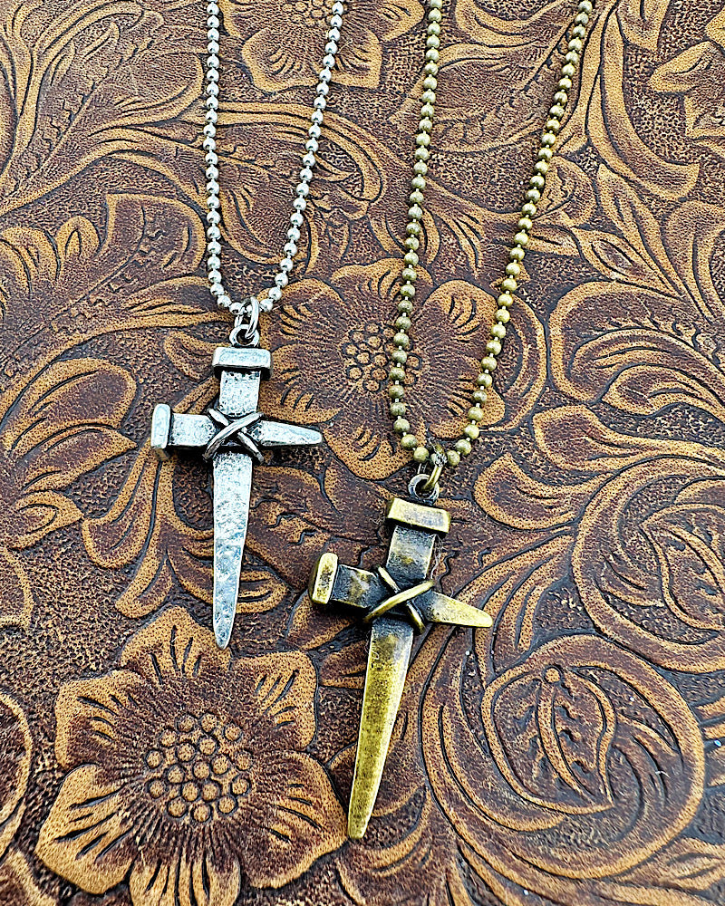 Cross Of Nails Necklace