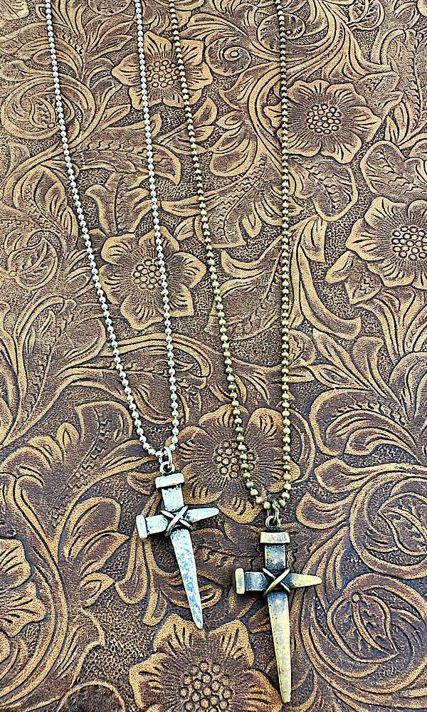 Cross Of Nails Necklace