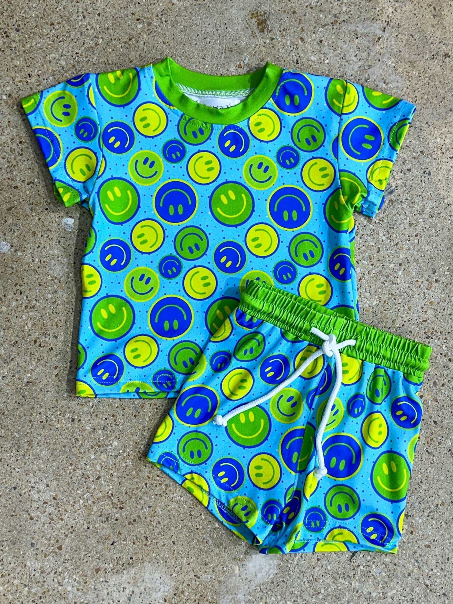 All Smiles Club Shorts Set