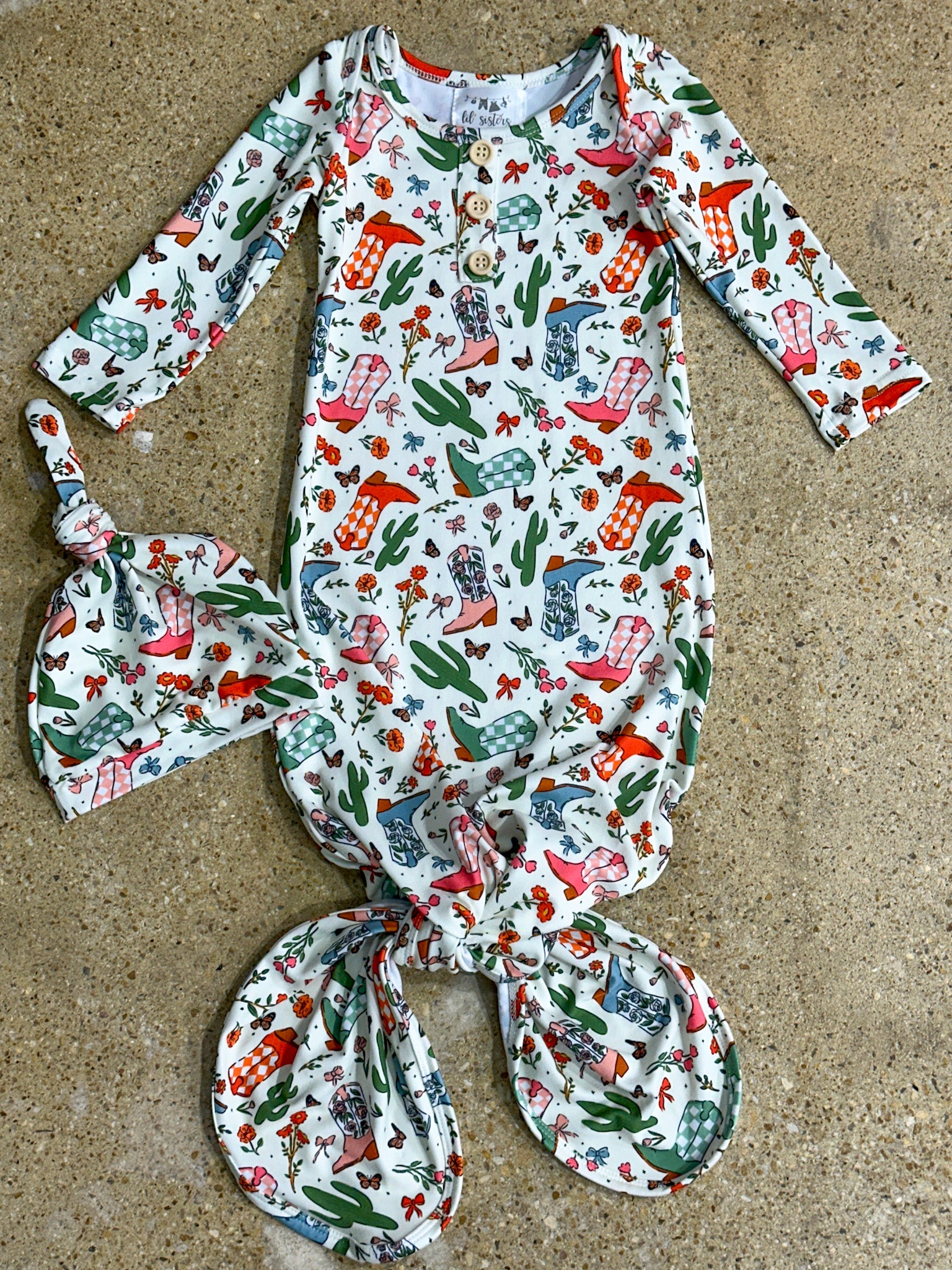Boot Scootin' Tie Gown