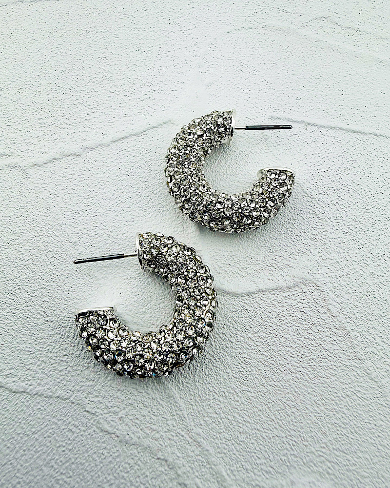 Diana Silver Hoops