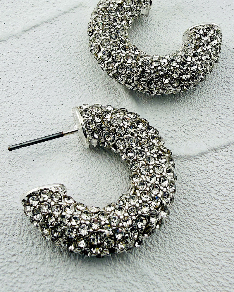Diana Silver Hoops