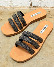 Shine On Black Sandals