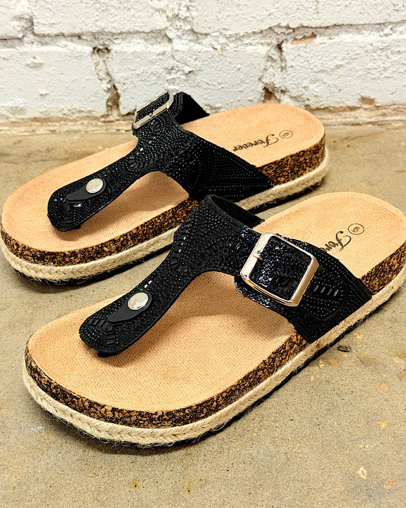 Midnight Glam Sandals