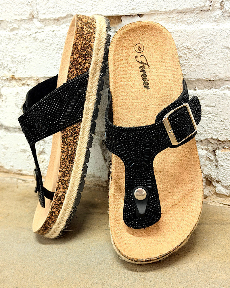 Midnight Glam Sandals