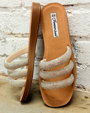 Shine On Iridescent Sandals